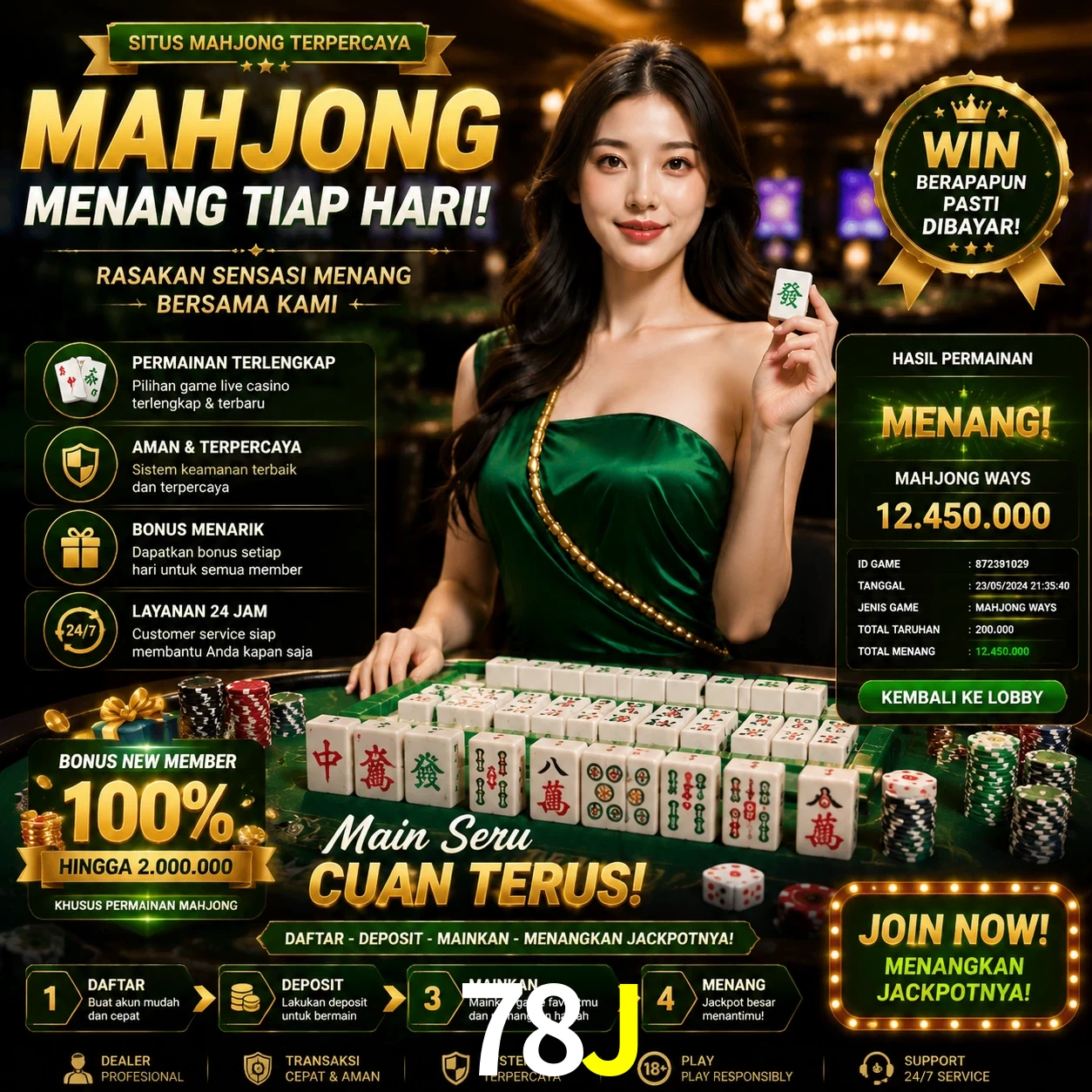 Cashback VIP 78J - reembolso semanal